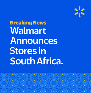 Walmart announces stores in South Africa